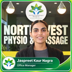 Jaspreet Kaur Nagra- Office Manager -North West Physio and Massage NW Calgary